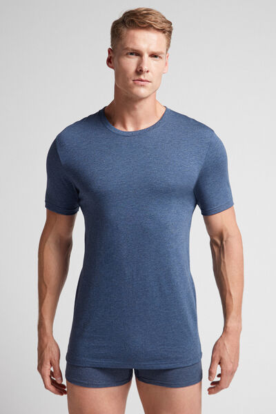 Camiseta Manga Corta Escote Redondo de Algodón Supima®