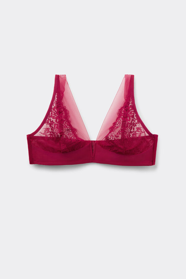Sheer Glamour Triangle Bra