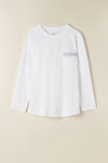 Bluzka z długim rękawem z bawełny Supima® Boyfriend's Shirt
