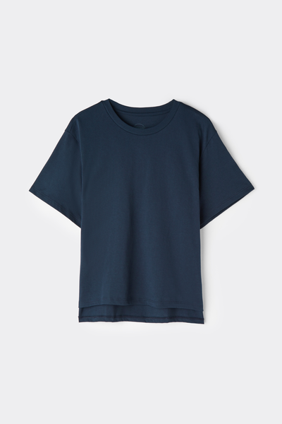 Maglia Manica Corta Boxy Fit in Cotone