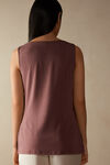 Camiseta de Tirantes de Seda y Modal