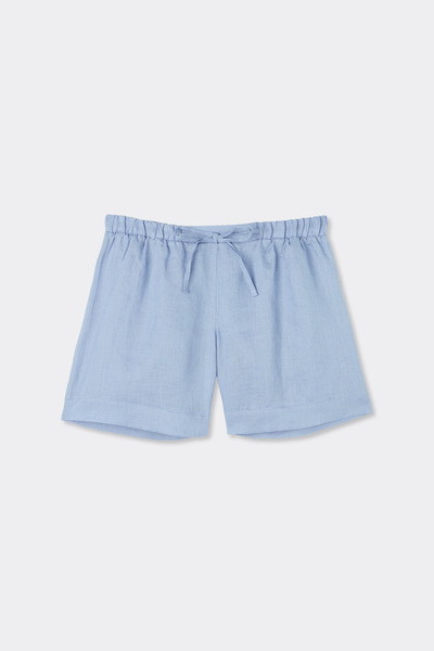 The Pure Linen Plain-Weave Linen Shorts
