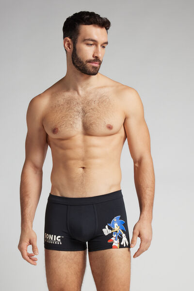 Boxer en coton Superior imprimé Sonic