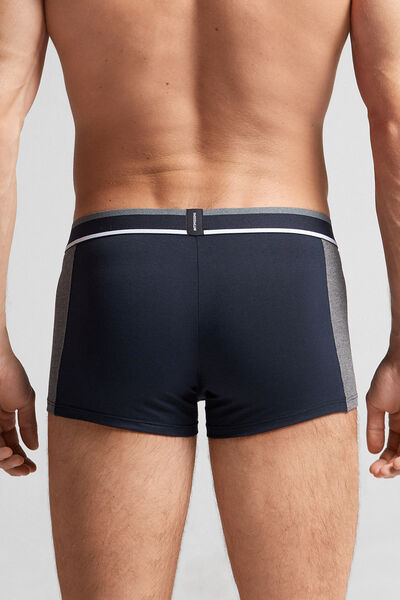 Boxershorts aus zweifarbiger Superior-Baumwolle