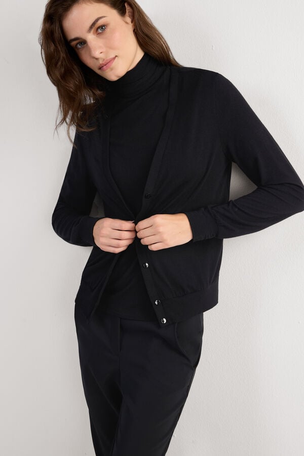 Modal and Cashmere Light Blend Cardigan