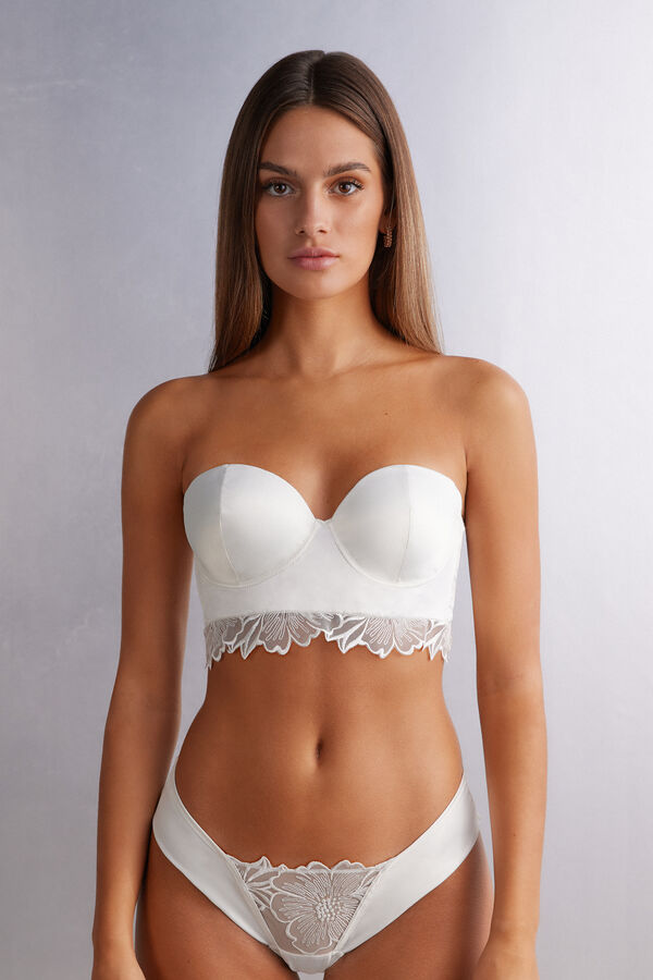 Bustier bandeau ANNA SATIN DARLINGS