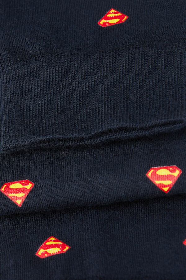 Dlouhé Ponožky DC Comics Superman z Bavlny Soft Cotton