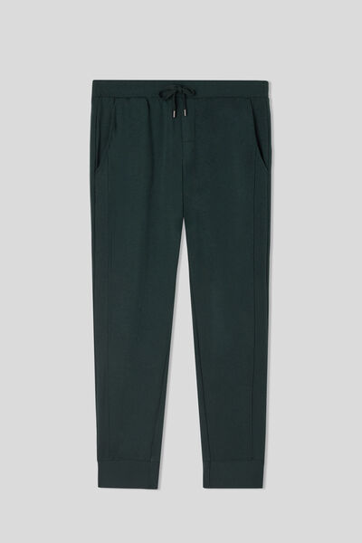 Pantalone lungo in modal/cashmere