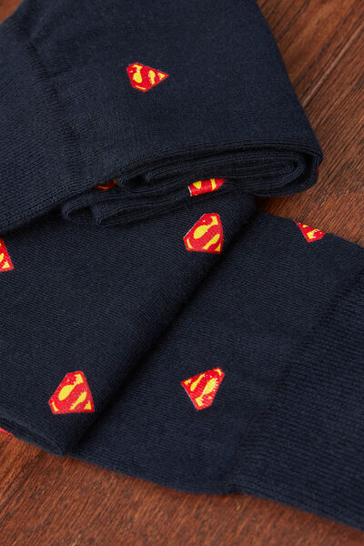 Calze Lunghe DC Comics Superman in Soft Cotton