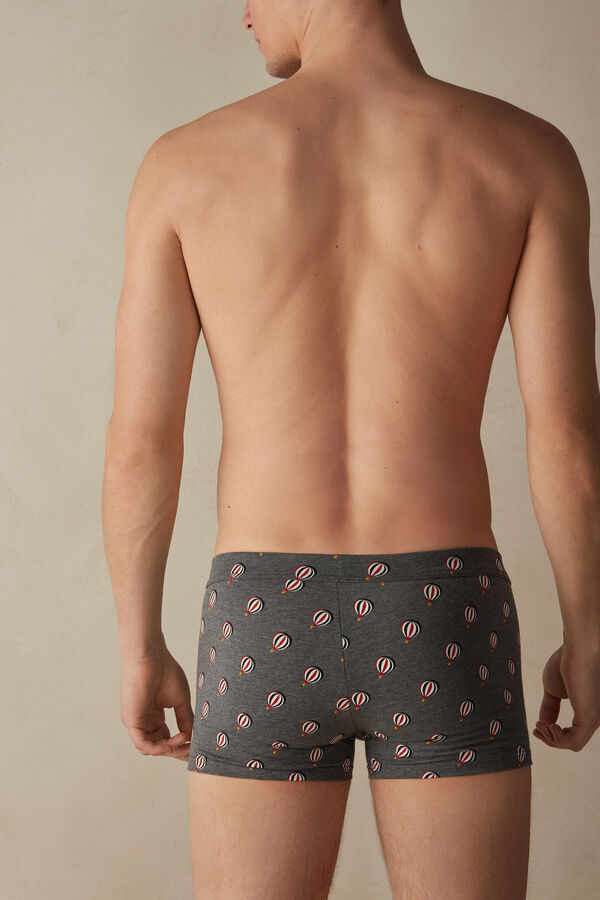 Hot Air Balloon Print Boxers in Stretch Supima® Cotton
