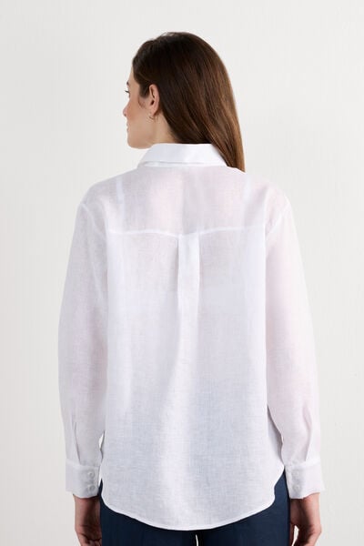 The Pure Linen Plain-Weave Linen Shirt