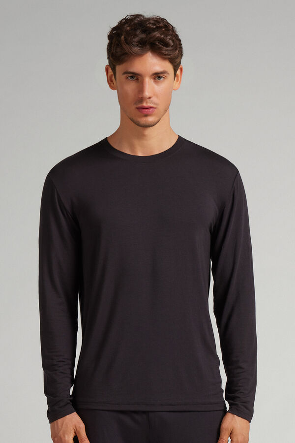 Soft Silk Long-Sleeved Top