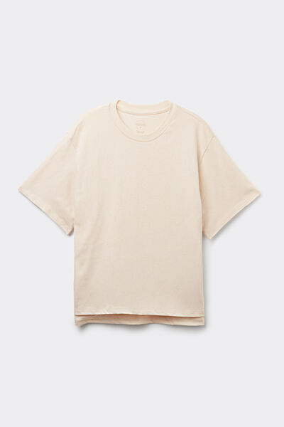 Maglia Manica Corta Boxy Fit in Cotone