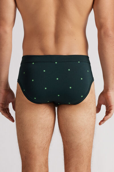Slip Superior Katoen met Klaverblad-Print