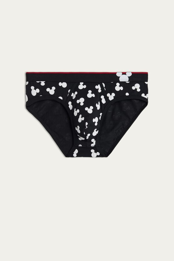 Disney Logo Print Underwear in Stretch Supima® Cotton