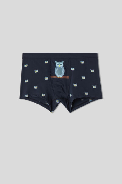 Natural Fresh Supima® Cotton Owl Boxers
