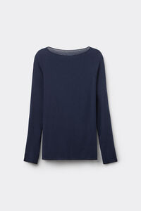 Boat Neck Modal Cashmere Ultralight Top