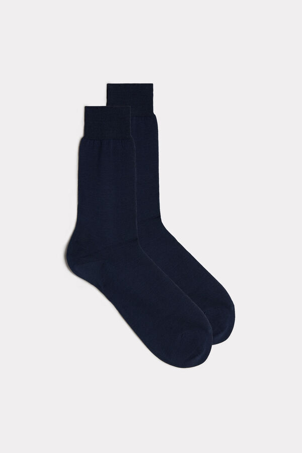 Short Sateen Cotton Lisle Socks