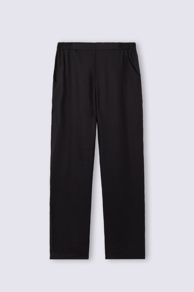 Plain-Weave Linen Trousers