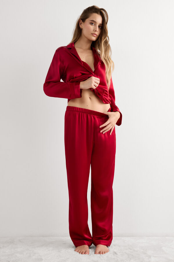 Silk Satin Trousers