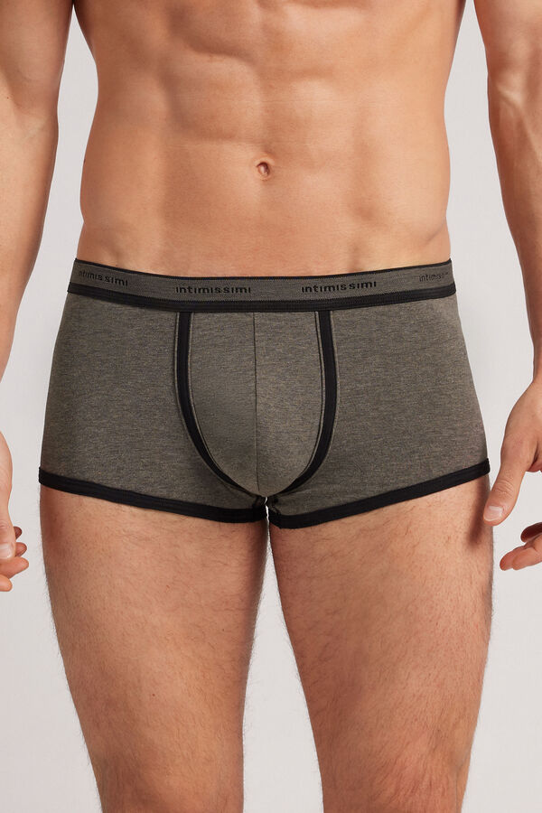 Boxer in Cotone Supima® Elasticizzato con Logo