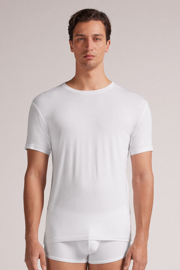 Modal and Silk T-Shirt