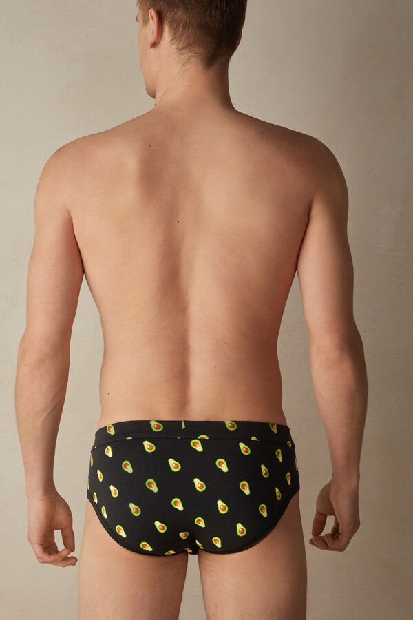 Calzoncillos con Estampado de Aguacate en Algodón Supima® | Intimissimi