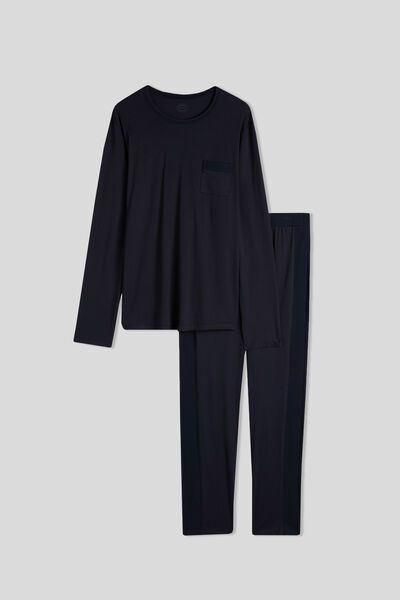 Pijama Largo de Algodón Supima® Basic