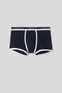 Boxershorts aus gerippter Stretch-Baumwolle