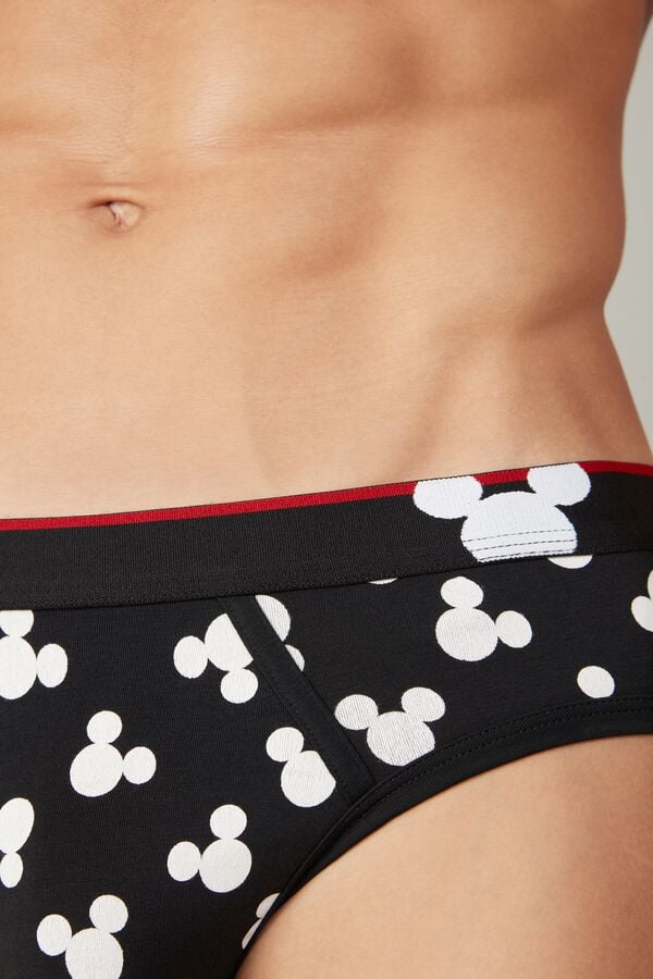Disney Logo Print Underwear in Stretch Supima® Cotton