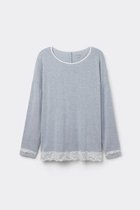 T-Shirt manches longues en modal