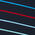 blu notte riga multicolor - 813j