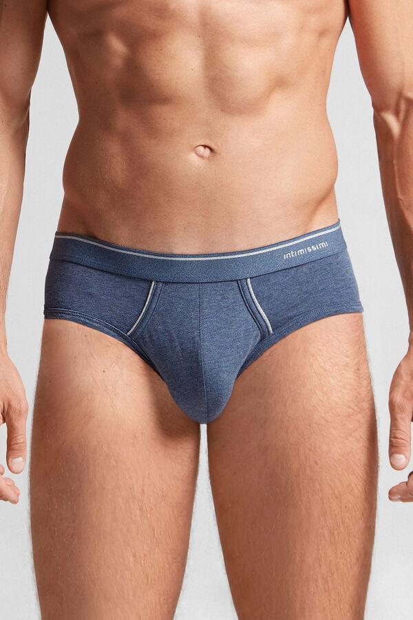 Superior Cotton Briefs with Exposed Elasticated Waistband