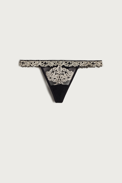 Tanga com Tira Lateral Pretty Flowers