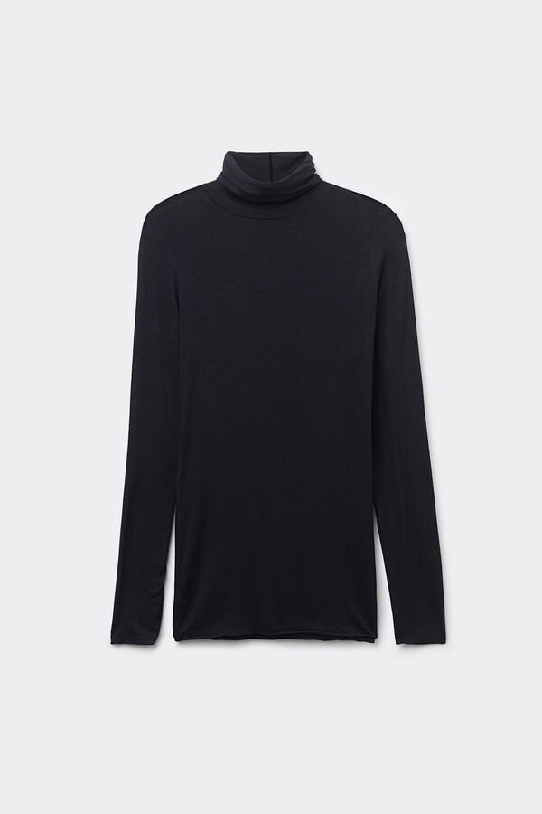Modal Cashmere Ultralight High-Neck Top
