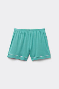 Modal Shorts with Contrasting Trim