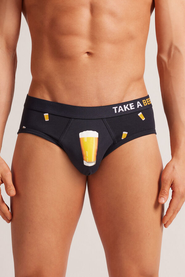 Slip en coton Superior imprimé bière