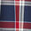 Hose mit Schottenprint Blau/Rot aus Baumwolltuch