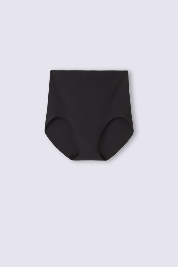 Women's No Show Microfiber Modern Brief Underwear in Gray size Small