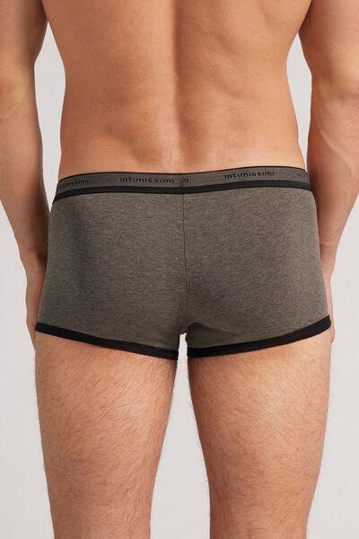 Stretch Supima® Cotton Boxer Shorts with Logo Detail