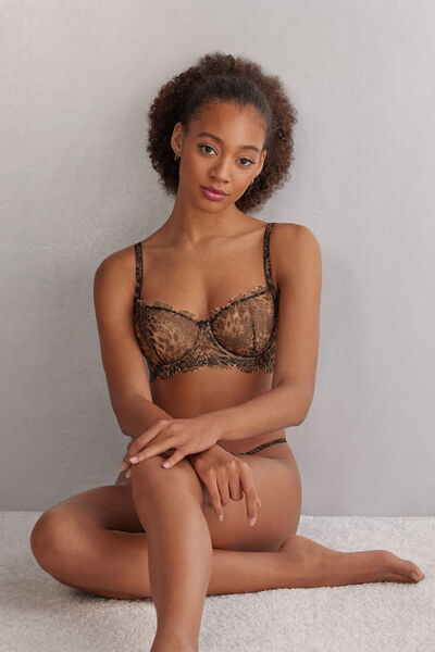 Reggiseno Balconcino Stampa Animalier Always Glamorous