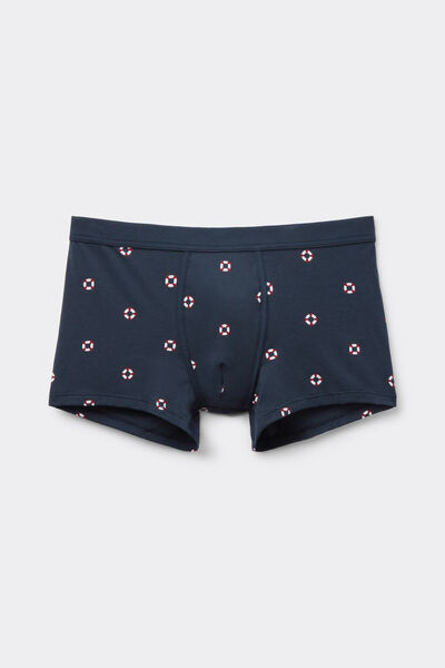 Boxer van Natural Fresh Katoen met Boei Print