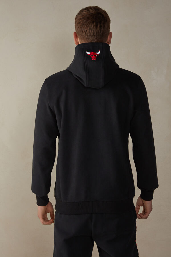 Hooded Sweatshirt with Chicago Lettering | Intimissimi