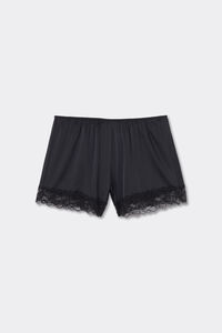 Pantalons Curts de Seda amb Punta