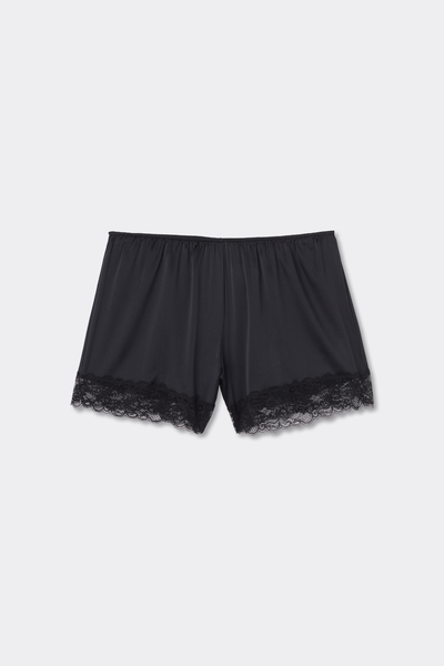 Pantalons Curts de Seda amb Punta