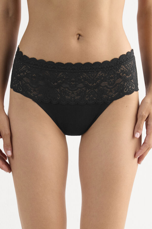 Lace and Cotton Knickers
