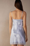 Silk Slip with Lace Insert Detail