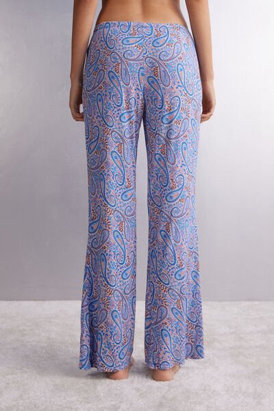 Sweet Escape Viscose Full-Length Trousers