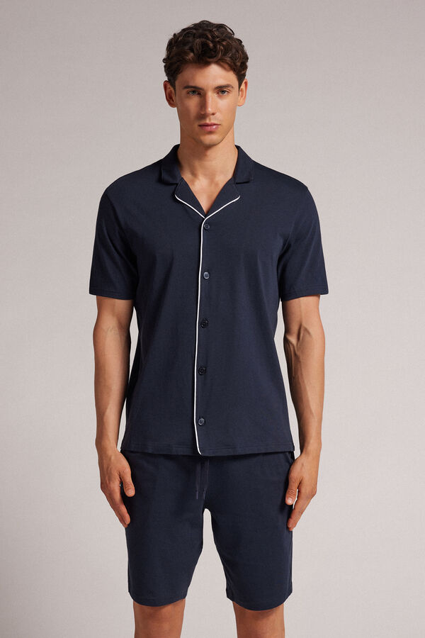 PYJAMAS SHORT OPEN SUPIMA COTTON