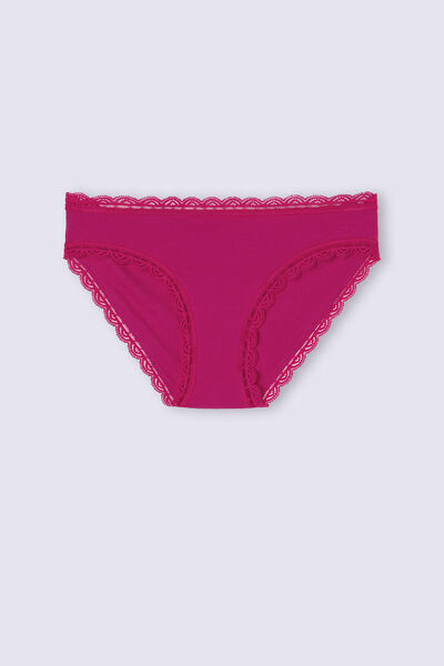 Cotton and Lace Briefs